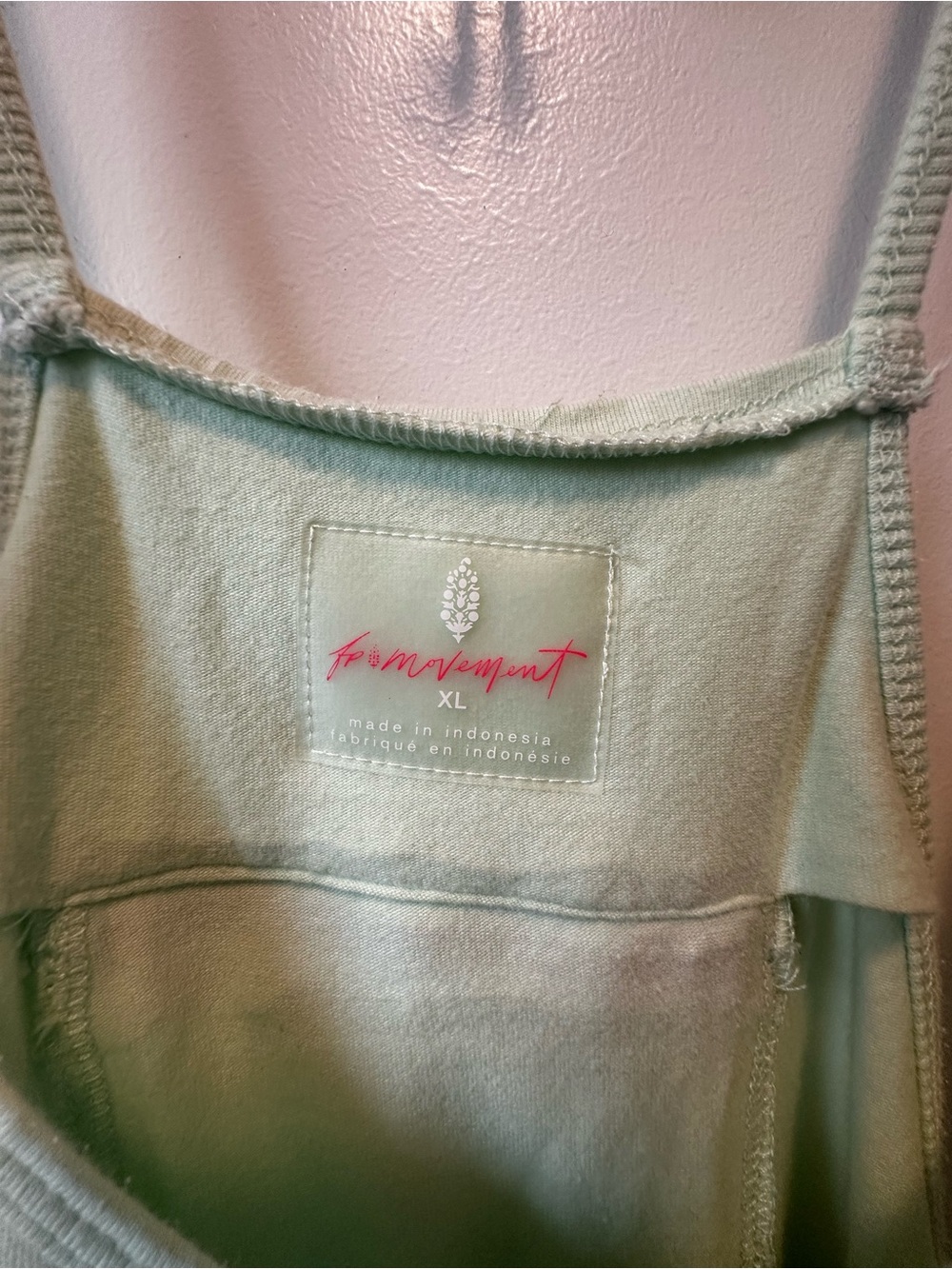 Free People Movement Mint Green Oversized Romper | XL - Picture 4 of 5